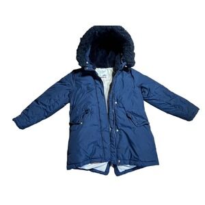 CREWCUTS JCREW $158 Girls' fishtail parka PrimaLoft®. Navy. Winter Jacket.